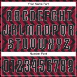 Maglia da calcio personalizzata Crimson Black-White Sublimation Maglia da calcio personalizzata Crimson Black-White Sublimation