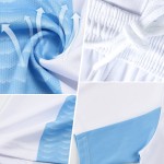 Maglia da calcio personalizzata con sublimazione Brown White Lightning Maglia da calcio personalizzata con sublimazione Brown White Lightning