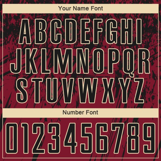 Maglia da calcio personalizzata Crimson Black-Crema con stampa a sublimazione Maglia da calcio personalizzata Crimson Black-Crema con stampa a sublimazione