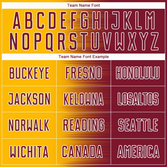 Maglia da calcio personalizzata con stampa a sublimazione Crimson Gold-White Gradient Line Maglia da calcio personalizzata con stampa a sublimazione Crimson Gold-White Gradient Line