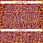 Maglia da calcio personalizzata Crimson Gold-White Abstract Network Splash Sublimazione Uniforme da calcio Maglia da calcio personalizzata Crimson Gold-White Abstract Network Splash Sublimazione Uniforme da calcio