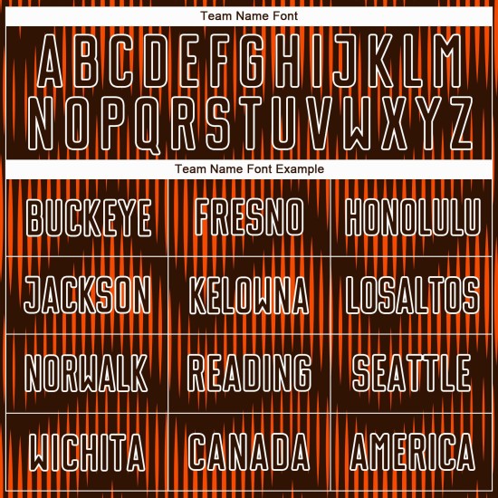 Maglia da calcio personalizzata con stampa a sublimazione marrone arancione-bianca Maglia da calcio personalizzata con stampa a sublimazione marrone arancione-bianca