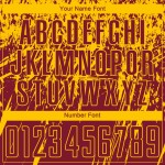Maglia da calcio personalizzata Crimson Yellow Sublimation Maglia da calcio personalizzata Crimson Yellow Sublimation
