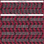 Maglia da calcio personalizzata Crimson Black-White Sublimation Maglia da calcio personalizzata Crimson Black-White Sublimation