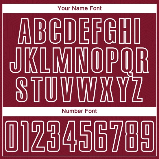 Maglia da calcio personalizzata con stampa a sublimazione di forme geometriche bianche e cremisi Maglia da calcio personalizzata con stampa a sublimazione di forme geometriche bianche e cremisi