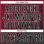 Maglia da calcio personalizzata Crimson Black-White Abstract Fragment Art Sublimation Uniform Maglia da calcio personalizzata Crimson Black-White Abstract Fragment Art Sublimation Uniform